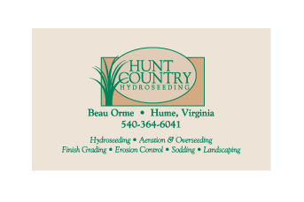 Hunt Country Biz Card